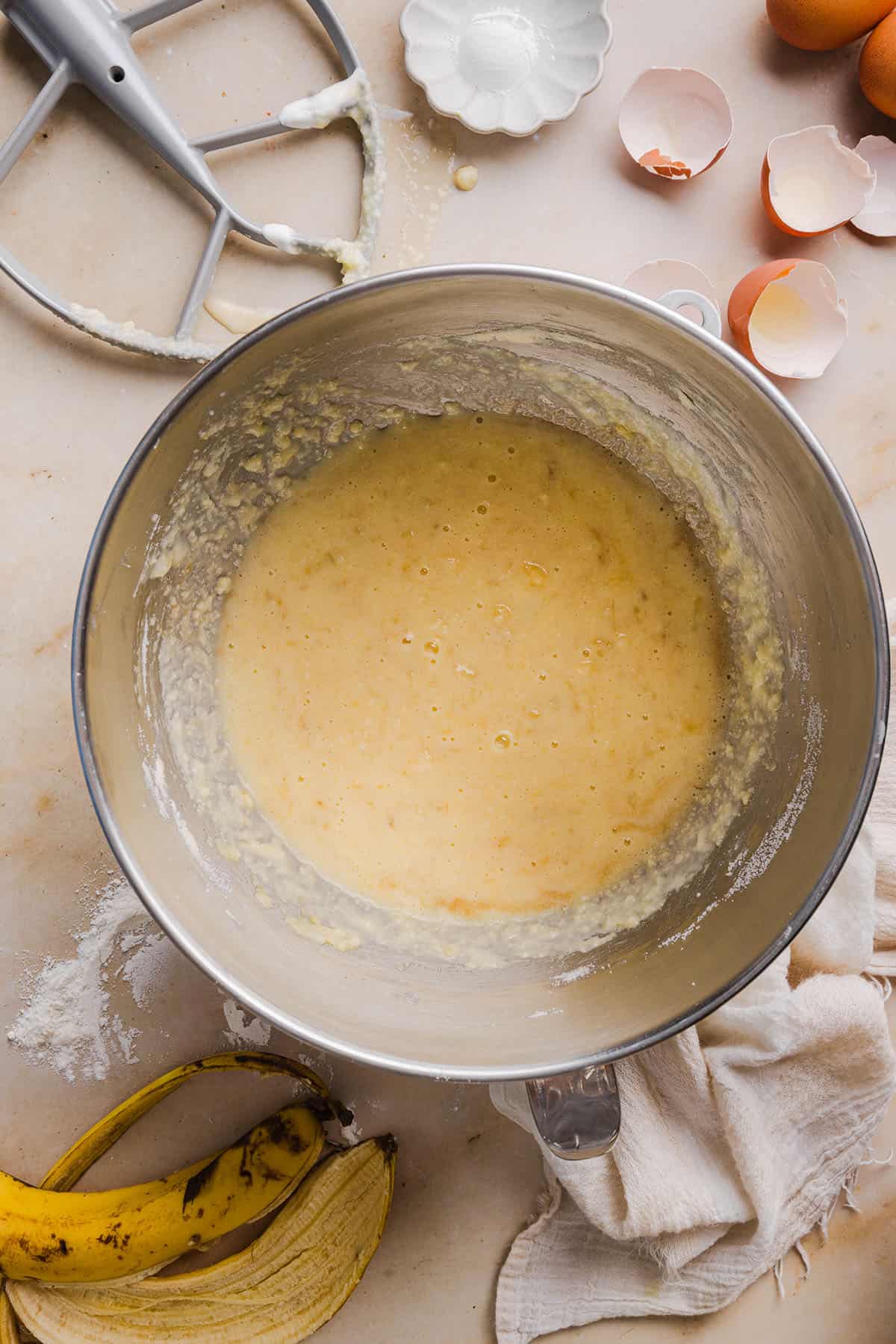 This is hands down the BEST Banana Bread recipe passed down from my Grandma! Moist, lightly sweet, and packed with rich banana flavor that works for breakfast, a delicious snack or dessert.