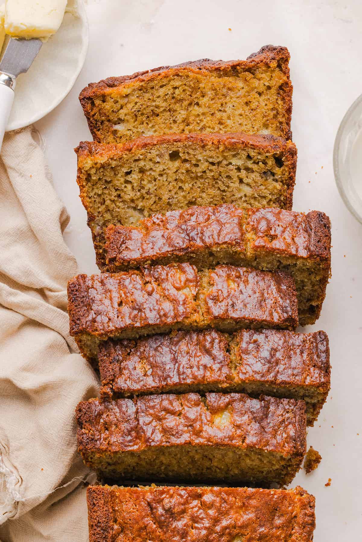 This is hands down the BEST Banana Bread recipe passed down from my Grandma! Moist, lightly sweet, and packed with rich banana flavor that works for breakfast, a delicious snack or dessert.